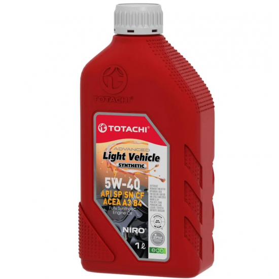 TOTACHI Niro LV 5W-40 API SP/SN/CF синт. 1л моторное масло (12шт)