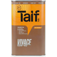 TAIF VIVACE 10W-40 PAO SN/CF A3/B4 1л синт. моторное масло (12 шт)