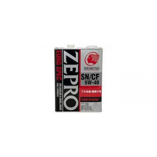ZEPRO 5W-40 EURO SPEC SP A3/B4 синт. масло моторное 4л (6шт)