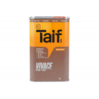 TAIF VIVACE 5W-40 PAO API SN/CF A3/B4 1л синт. моторное масло (12 шт)