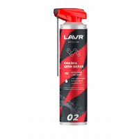 LAVR 7702 Moto Смазка цепи Белая, 520 мл (12шт)