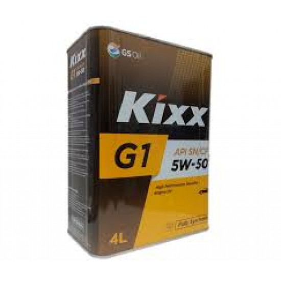Kixx G1 SN Plus 5W-50 синт. 4л (4шт) масло моторное