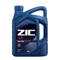 ZIC X5 5W-30 SP/GF-6 4л полусинтетическое моторное масло (4 шт)