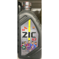 ZIC X7 5W-40 API SP 1л синтетическое моторное масло (12 шт)