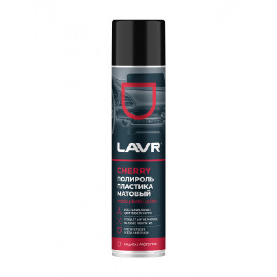 LAVR 2436 Полироль пластика Cherry 400мл 