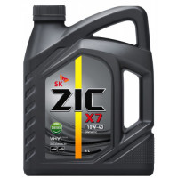 ZIC X7 10W-40 DIESEL API CI-4/SL ACEA E7 4л синтетическое моторное масло (4 шт)