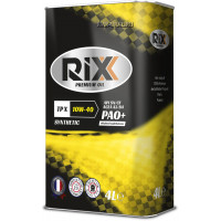 RIXX TP X 10W-40 SN/CF А3/В4 PAO 4л спорт моторное масло синт (4 шт)