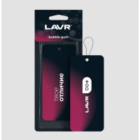 LAVR 1772 Ароматизатор картонный Bubble Gum (24 шт)