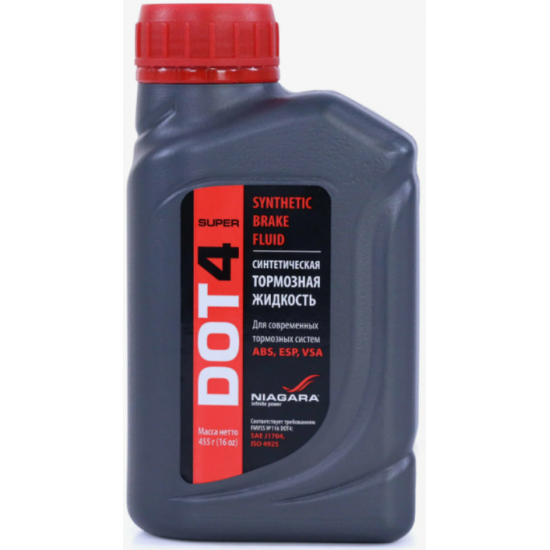 DOT-4 NIAGARA SUPER тормозная жидкость 455гр (12 шт)