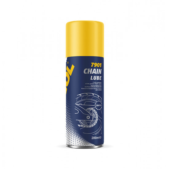 MANNOL 7901 CHAIN LUBE 200мл смазка белая для цепей