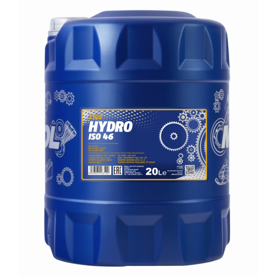 MANNOL HYDRO ISO 46 мин. 20л масло гидравлическое