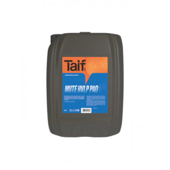 TAIF MUTE HVLP PAO 32 20л гидравлическое синт. масло