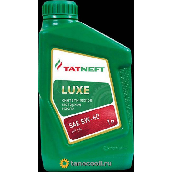 Масло моторное синтетическое Татнефть Luxe SAE 5W-40 1л