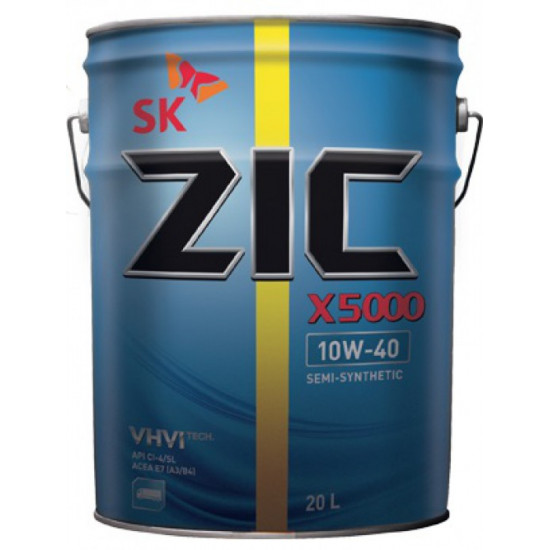 ZIC X5000 10W40 DIESEL CI-4 п/с 20л моторное масло