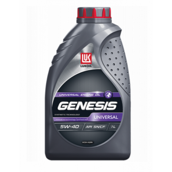 Лукойл GENESIS Universal 5W-40 1л.API SN/CF ACEA A3/B4 A3/B3  MB229.3 П/синт.моторное масло(12 шт)