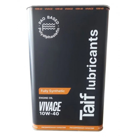 TAIF VIVACE 10W-40 PAO SN/CF A3/B4 4л синт. моторное масло (4 шт)