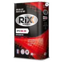 RIXX TP X 5W-30 SN/CF А5/В5 4л моторное масло синт (4 шт)