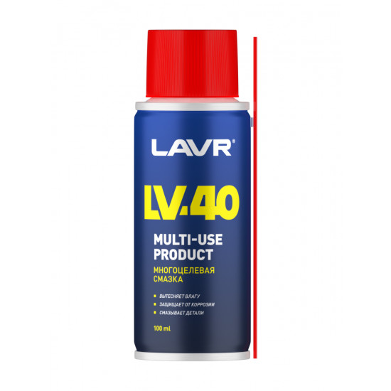 LAVR 1496 Смазка многоцелевая LV-40 100мл