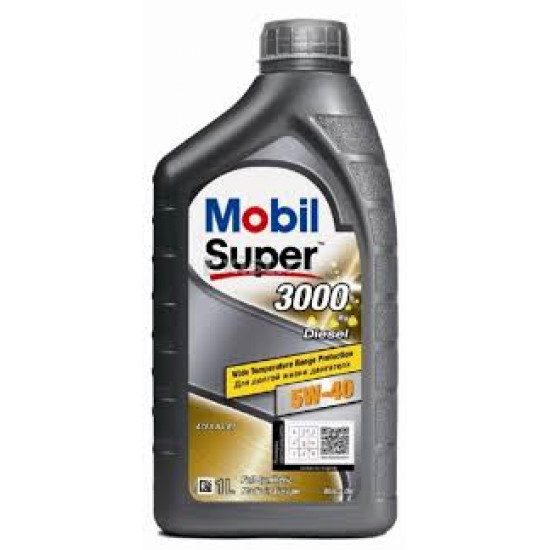 MOBIL 5W-40 SUPER 3000 X1 DIESEL  A3/B4 синт.1л (12шт) масло моторное