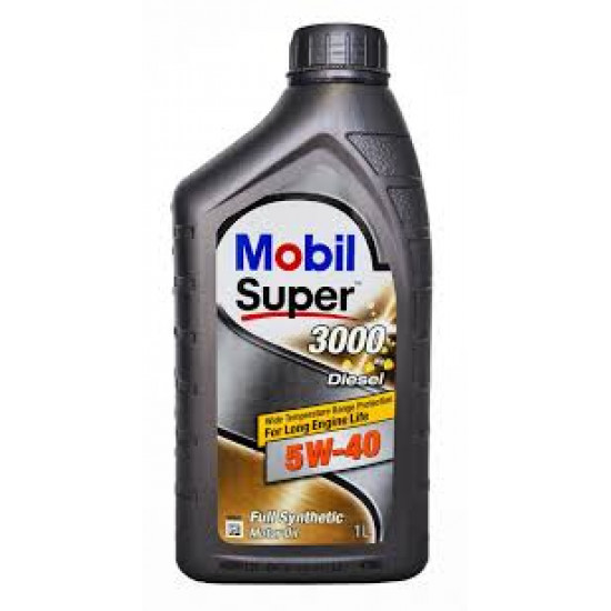 MOBIL 5W-40 SUPER 3000 X1 DIESEL  A3/B4 синт.1л (12шт) масло моторное